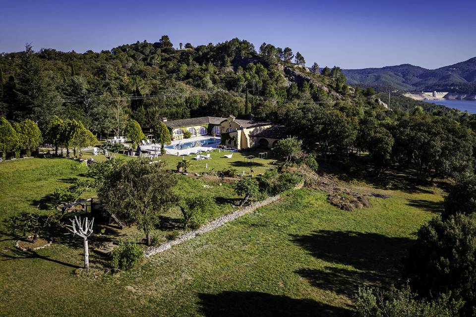 Vista aerial de la Masia