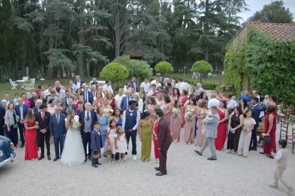 Invitados en la ceremonia