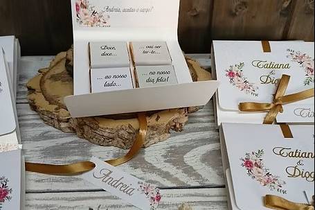 Invitación 4 chocolates
