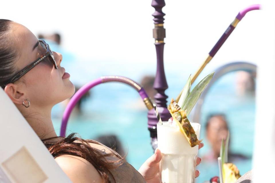 Coctelería + shisha