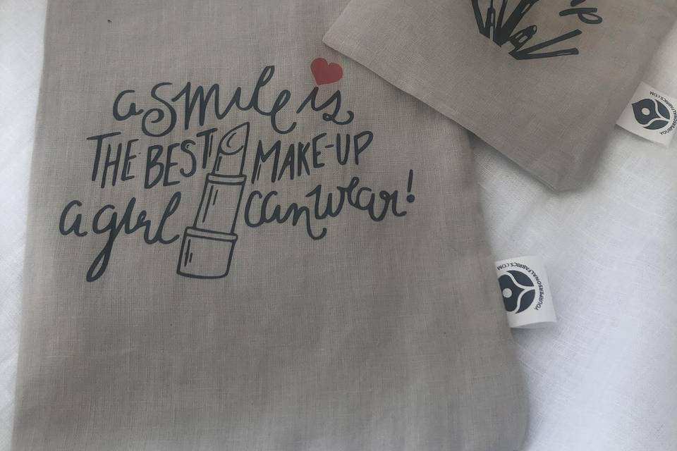 Bolsita personalizada lino