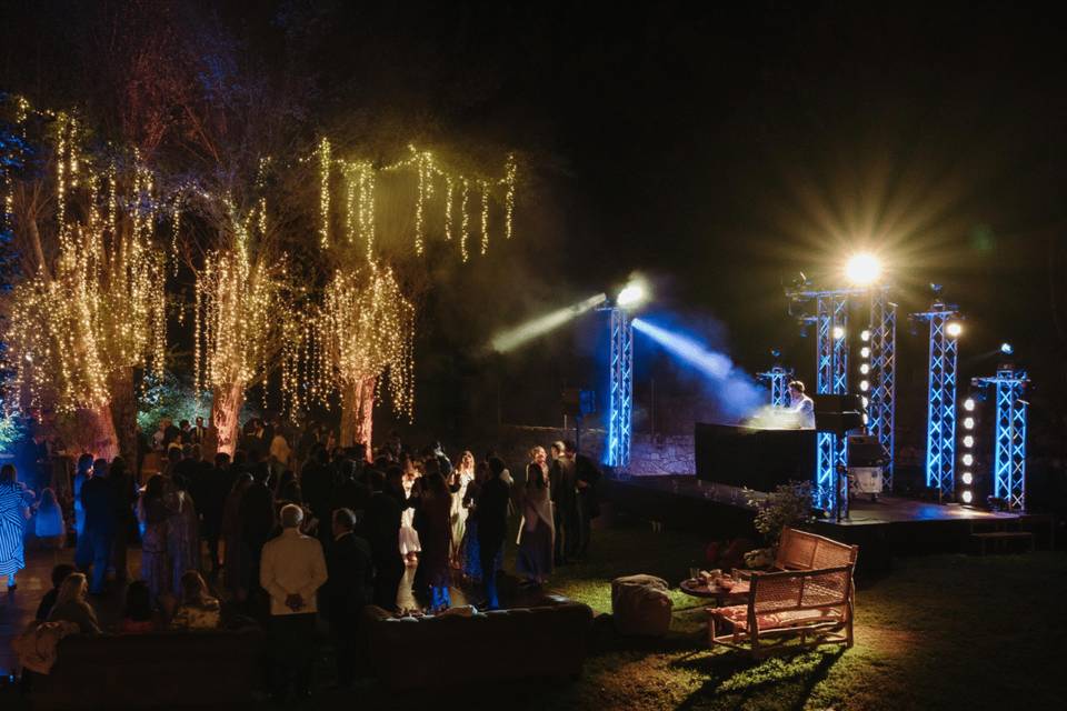 Fiesta exterior boda