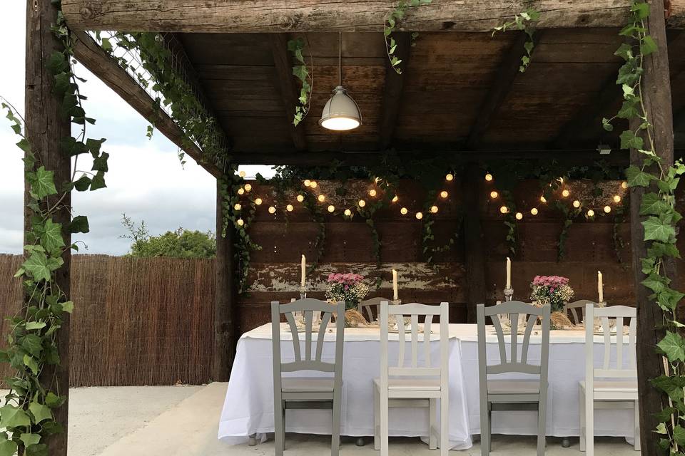 Mesa decorada