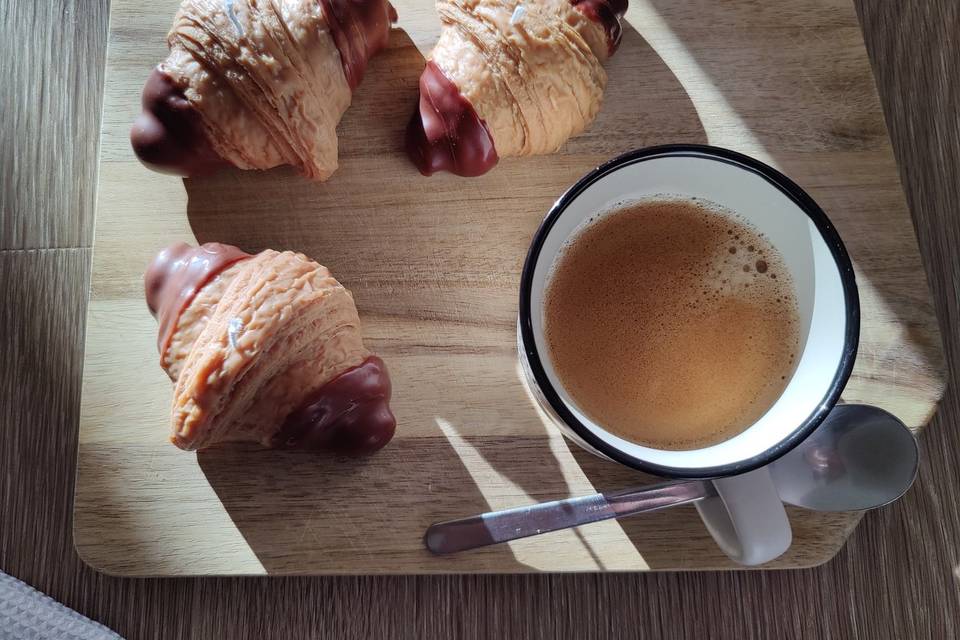 Croissants de chocolate