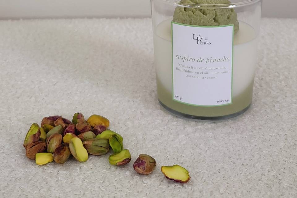 'Suspiro de pistacho'