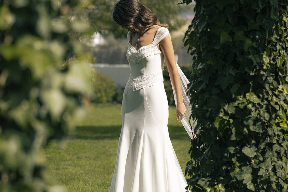 Retrato editorial de la novia