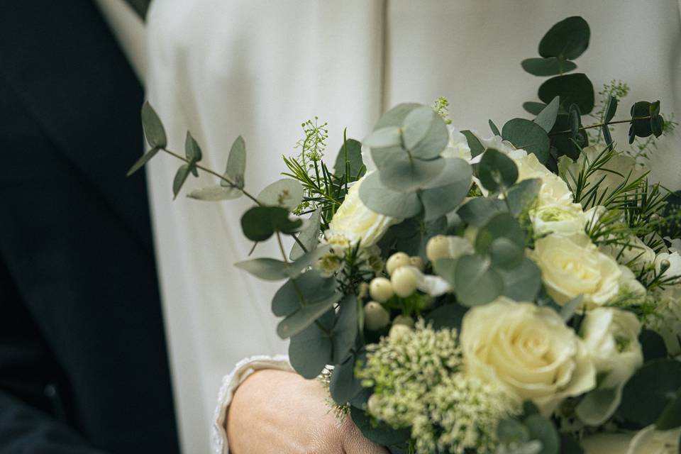 Detalle de la novia