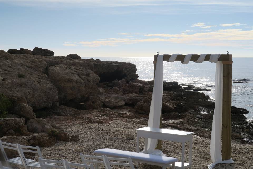 Boda en la playa