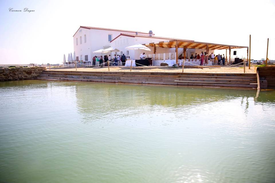 Terraza en la bahía de Cádiz