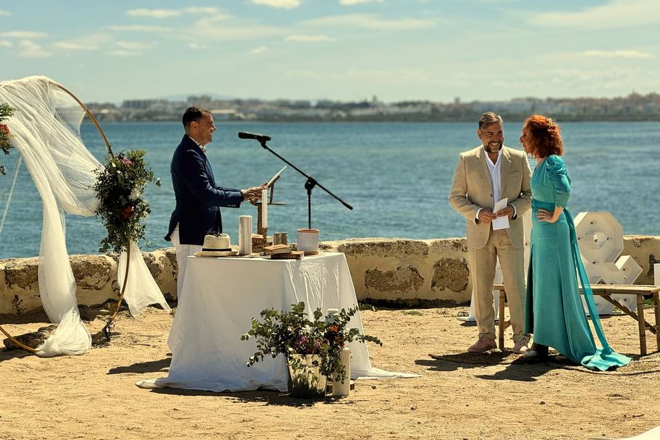 Ceremonia en Cádiz