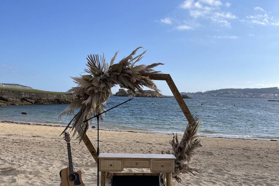 Boda en la playa