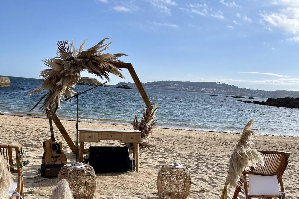 Ceremonia en la playa