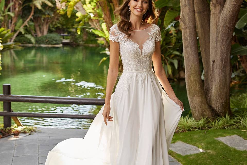 Vestido fiesta Aguilar Novias