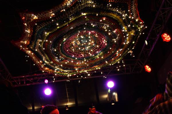 Decoraciones con luces fuera