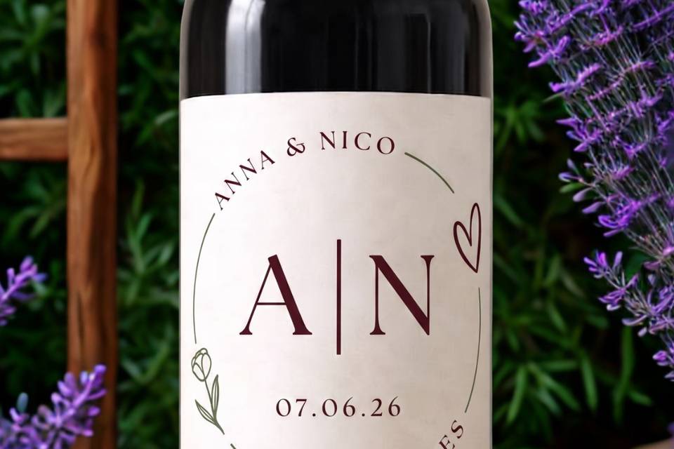 Primer plano vino A&N