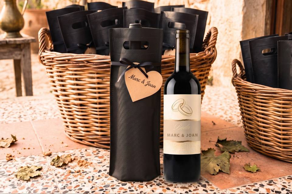 Vino regalo asistentes boda