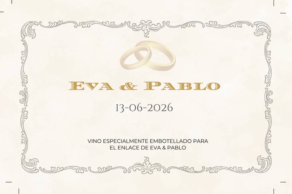Etiqueta vino personalizada