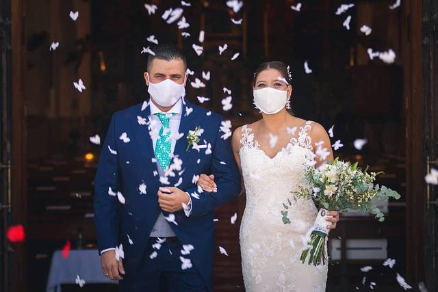 Boda de nieves y ángel