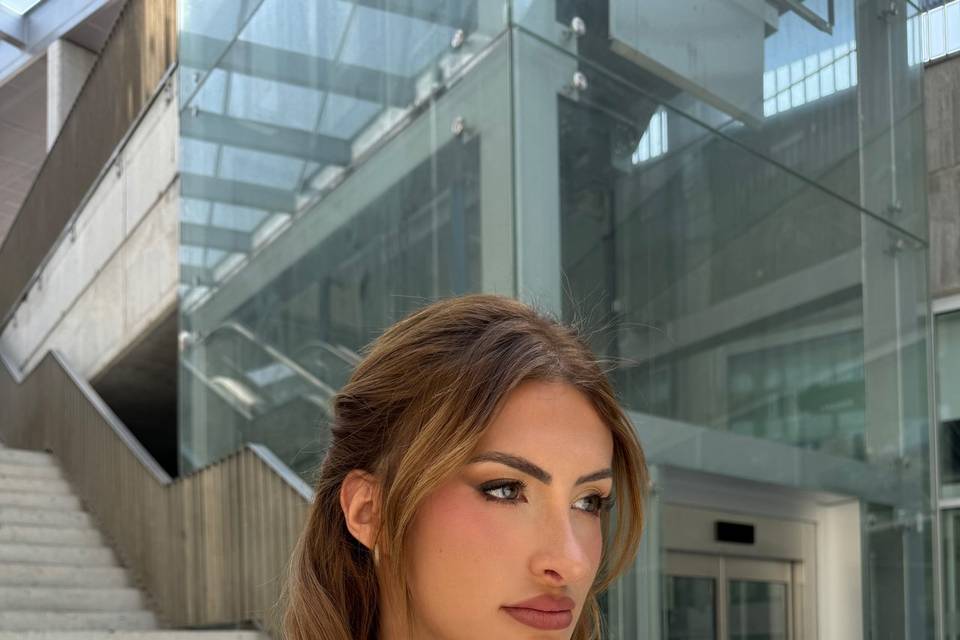 Maquillaje y peinado novia