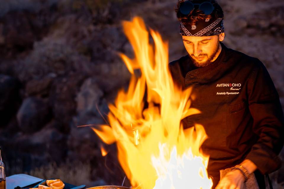 Cena con el chef privado