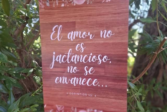 Letreros personalizados