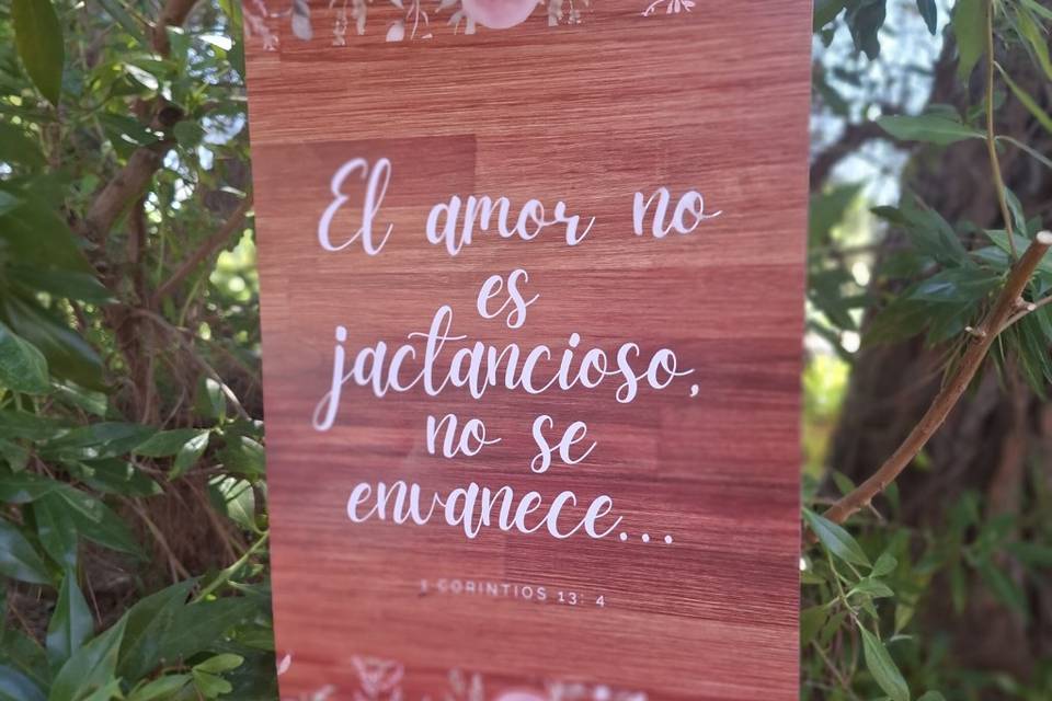 Letreros personalizados