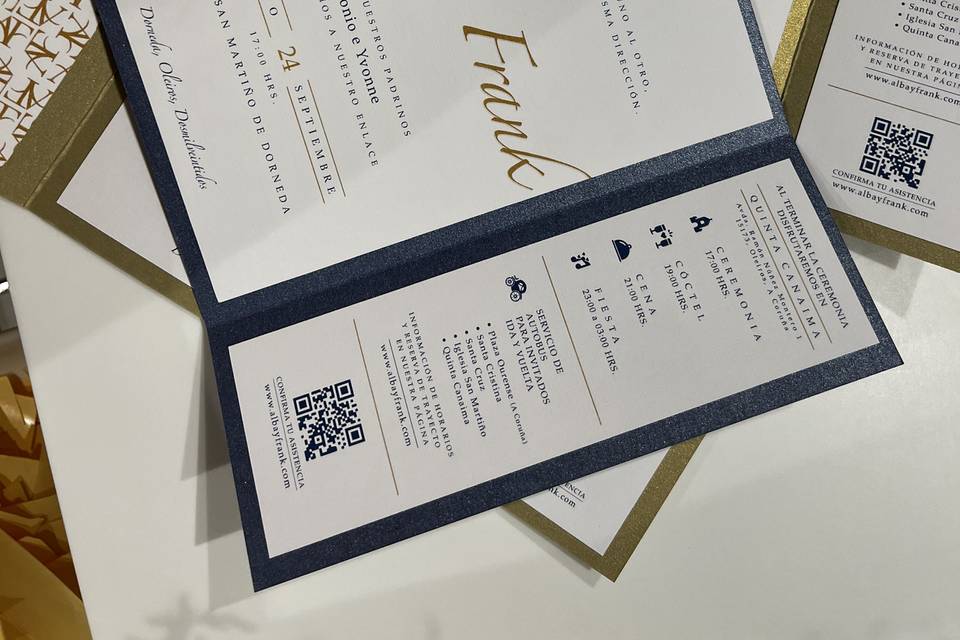 Invitaciones con diseño unico