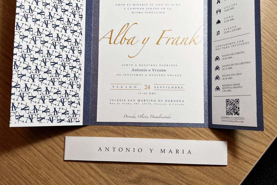 Invitación que cuenta historia