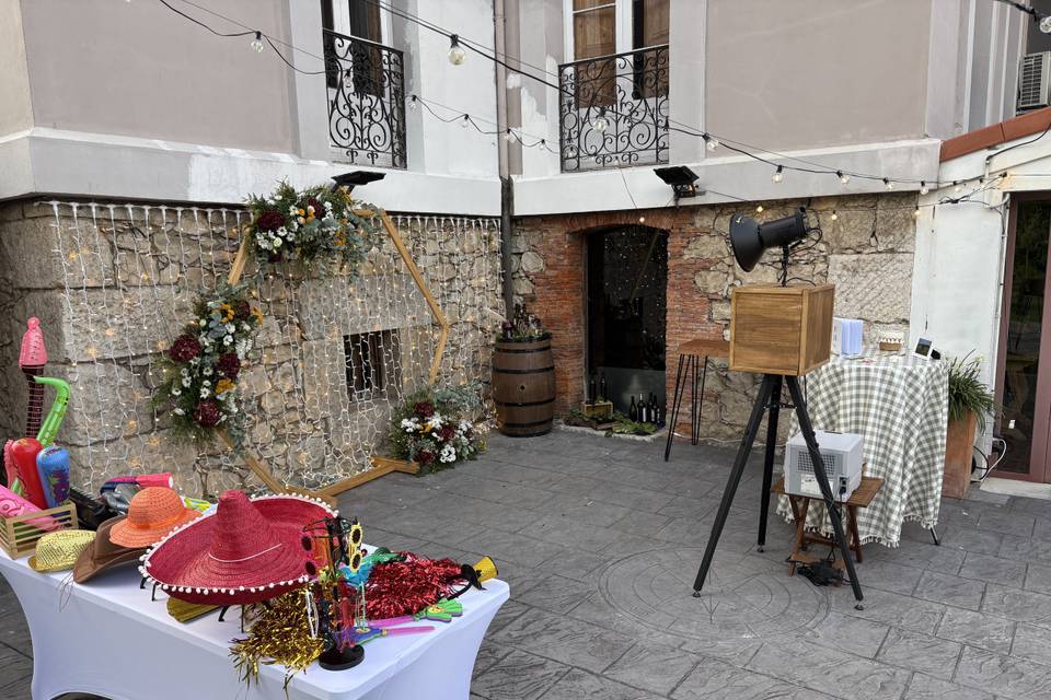 Set fotomatón y atrezo