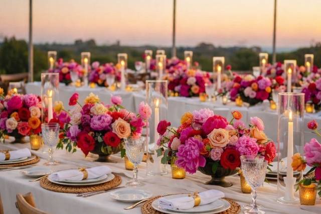 Boda con color