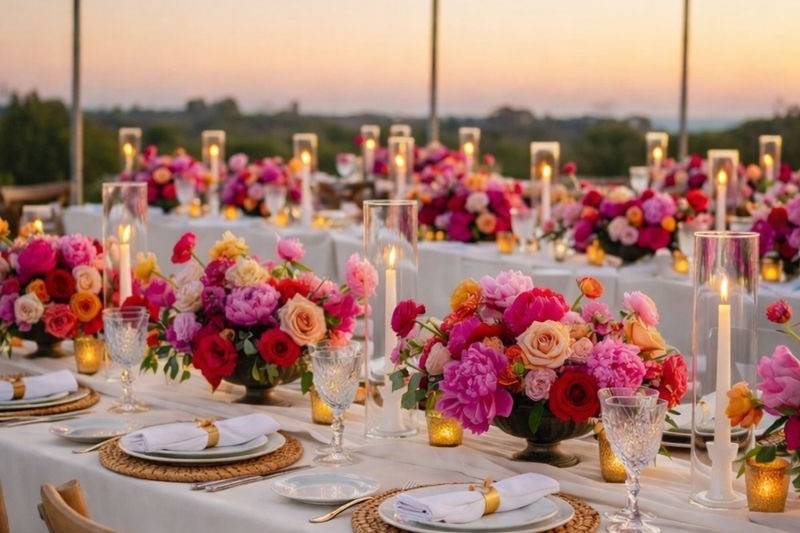 Boda con color