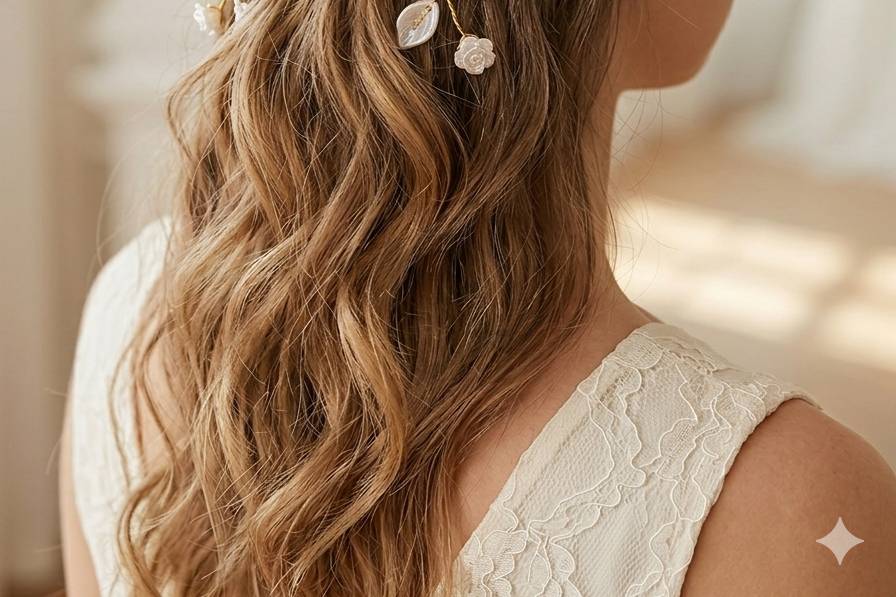 Tocado tiara novia