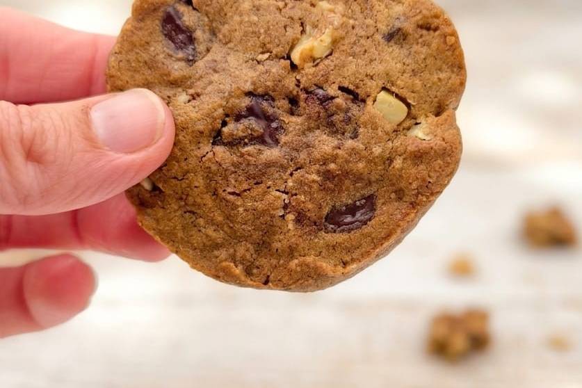 Galleta chocolate y nuez