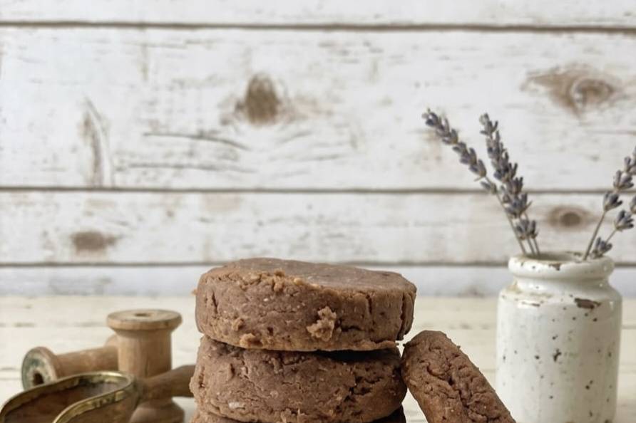 Galletas de algarroba y coco
