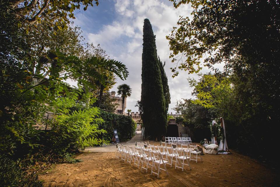 Bosque para la ceremonia