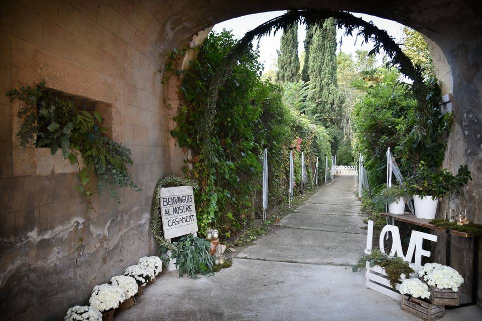 Ceremonia en el bosque