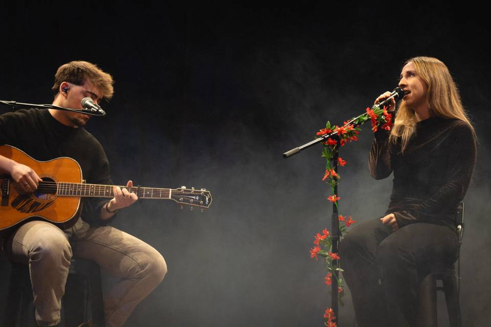 Lou y Antonio en concierto