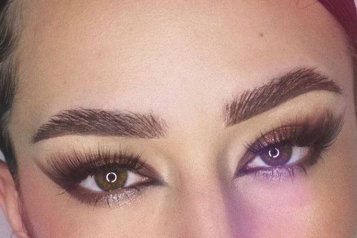 Maquillaje glam social