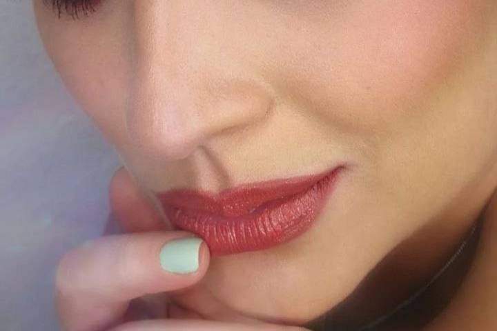 Maquillaje glam social