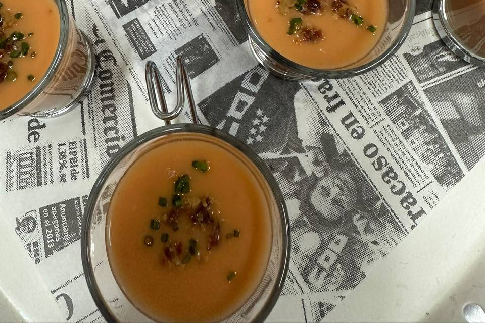 Vasito de gazpacho