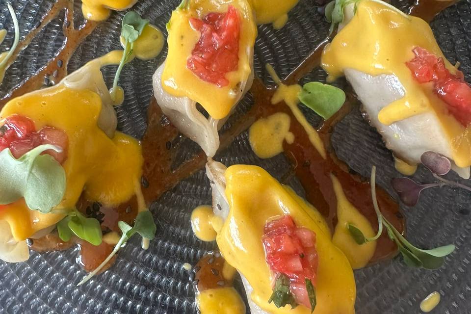 Gyozas de pato