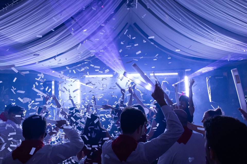 Confeti en bodas