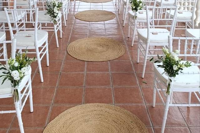 Decoración de la boda