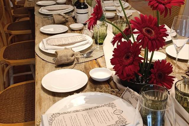 Decoración de la boda