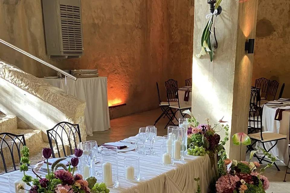 Decoración de la boda