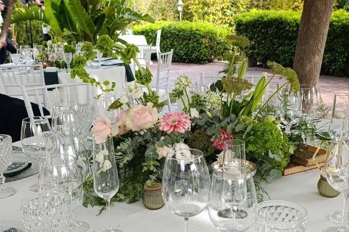 Decoración de la boda