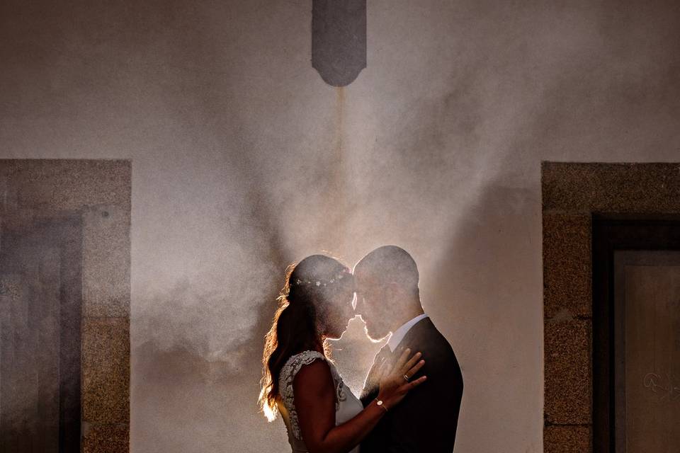 Postboda con niebla