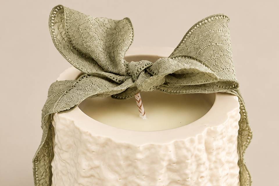 Detalle vela aromática
