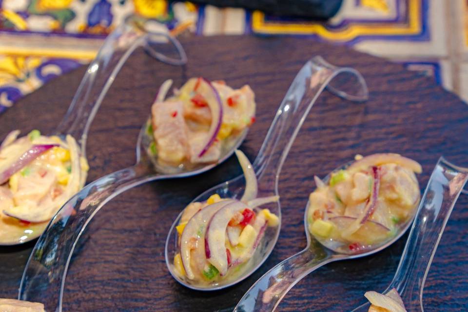 Ceviche de salmon