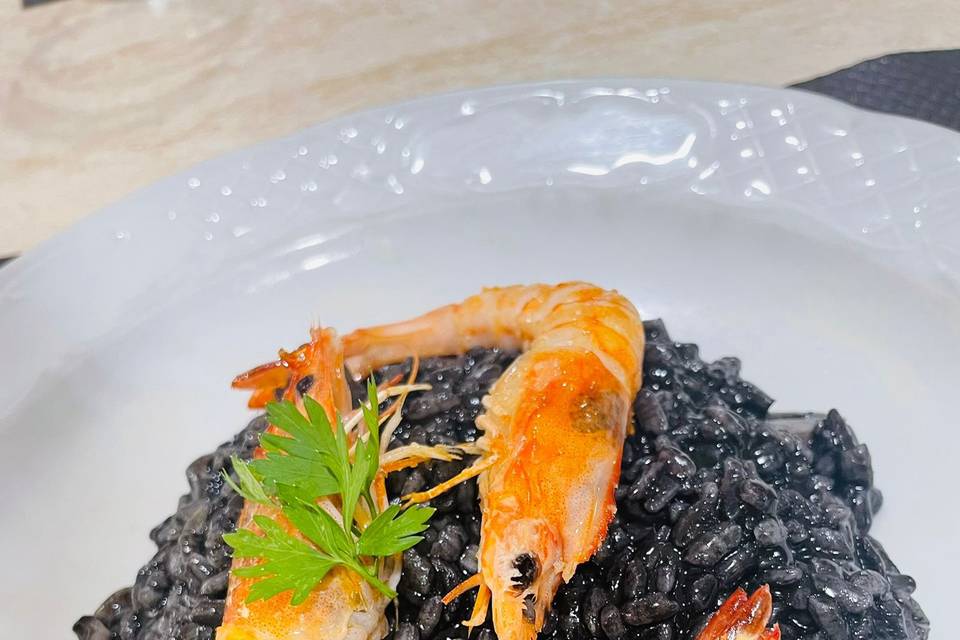 Risotto calamar